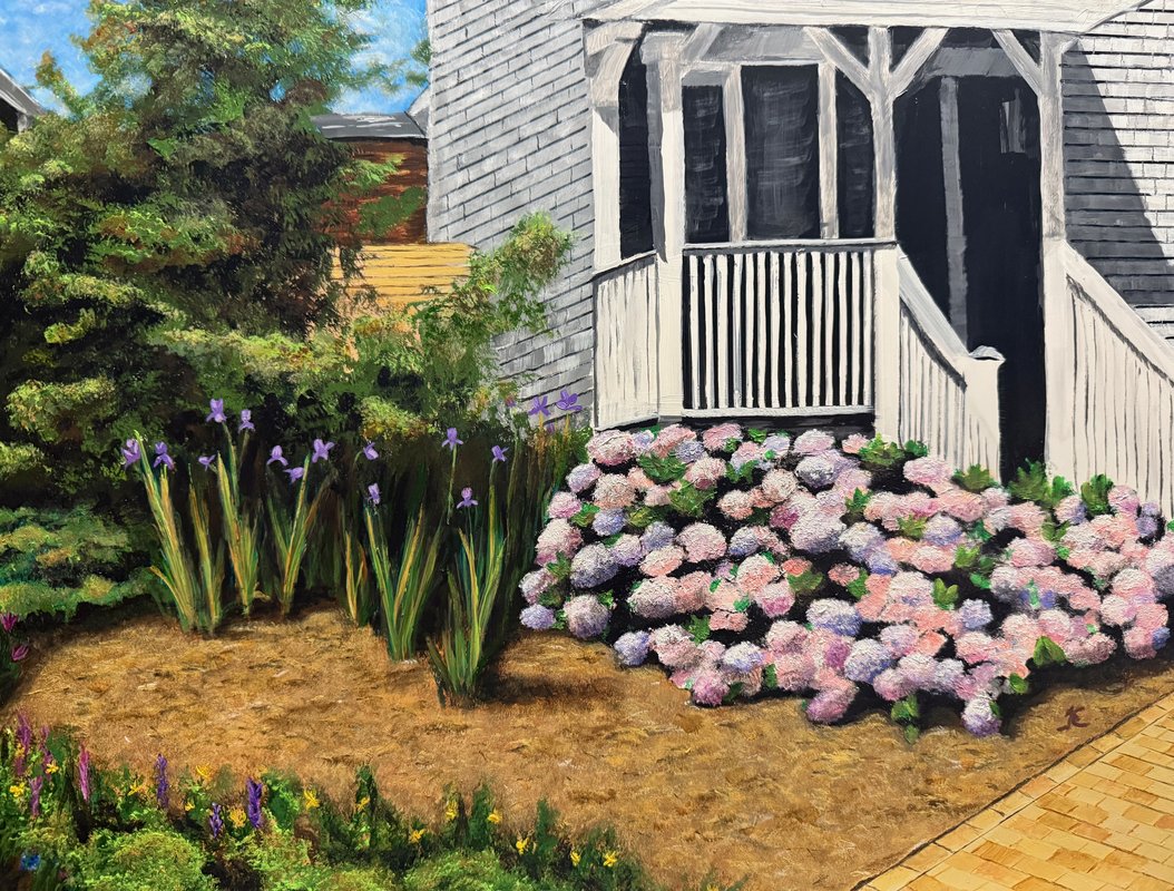 Before and after comparison of Cape Cod Memories - after