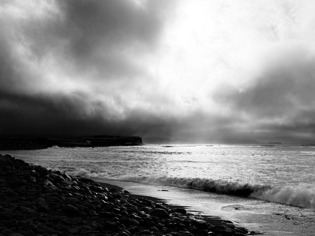 Waterville Sea View - Waterville Sea View Ireland - Original photography by artist Tracy Elsinger, 16 x 20